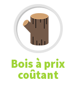 Bois à prix coûtant